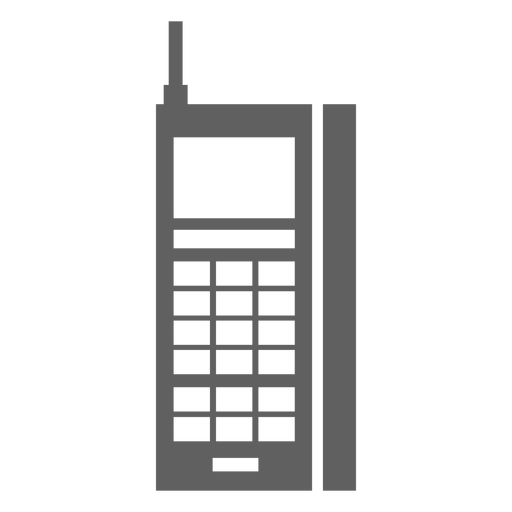 Celular antigo celular dos anos 80 Desenho PNG