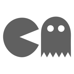 Videojuego pacman de los 80 Diseño PNG