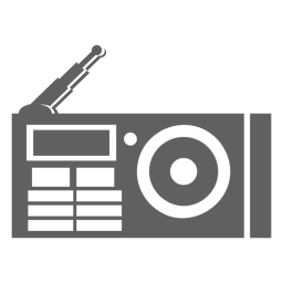 Antena player de rádio dos anos 80 Desenho PNG Transparent PNG