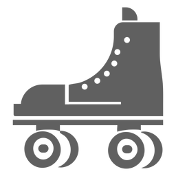 Patines de los 80 Diseño PNG