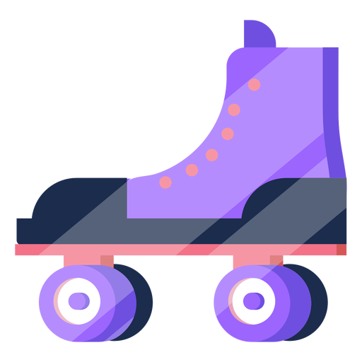80 patines coloridos Diseño PNG