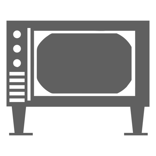 80s television screen PNG Design