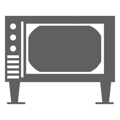 Pantalla de televisión de los 80 Diseño PNG