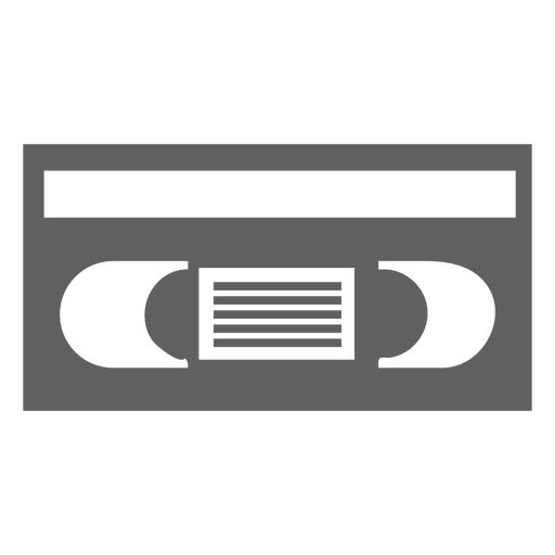 80er Jahre Videokassette PNG-Design