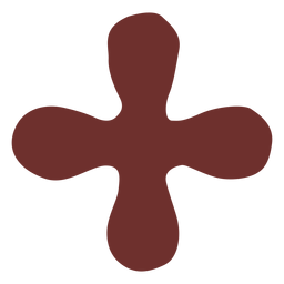 Símbolo africano cruz trazo Diseño PNG