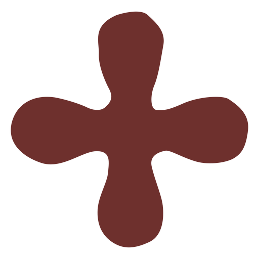 African symbol cross stroke