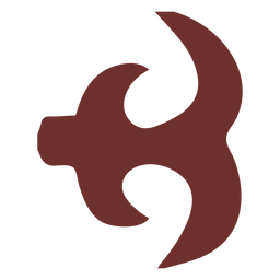 African symbol hen's leg stroke PNG Design