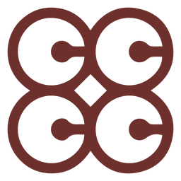 Símbolo africano signo de matrimonio trazo Diseño PNG