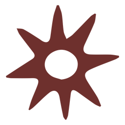 Traço de símbolo africano Desenho PNG