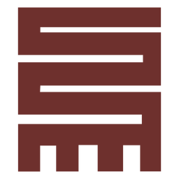 Afrikanischer Symbol-Drehstrich PNG-Design