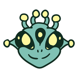 Golpe de 3 olhos na cabeça do estrangeiro Desenho PNG