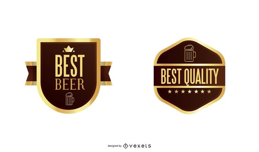 Formas de la etiqueta de la cerveza Formas de la etiqueta de la cerveza