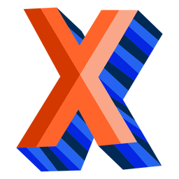 Letra x abc mexicana trazo - Descargar PNG/SVG transparente