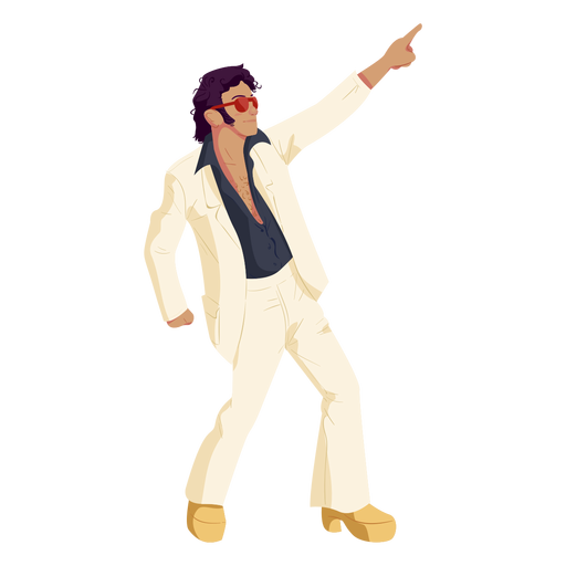 Disco move character PNG Design