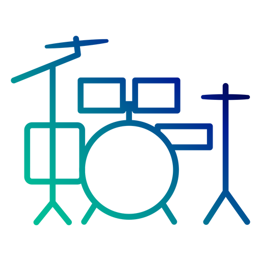 Schlagzeug-Steigungshub PNG-Design