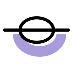 Icono de nota de música completa c Diseño PNG