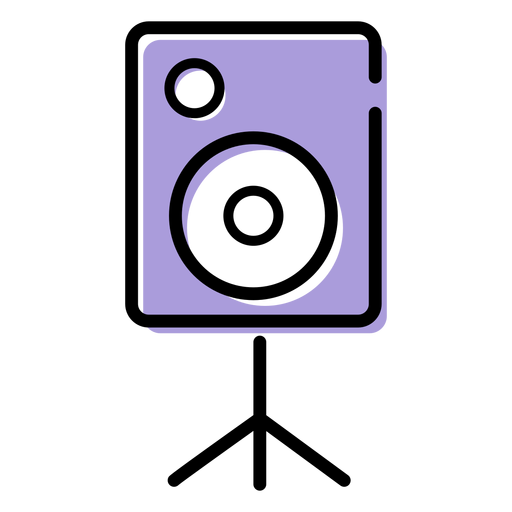 Music speaker icon PNG Design