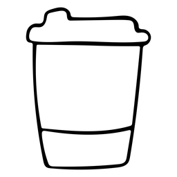 Xícara de café para viagem Desenho PNG