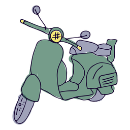 Vespa paris ilustração Desenho PNG