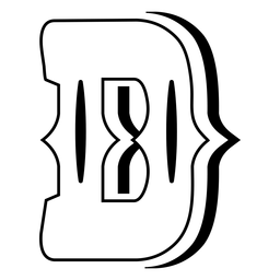 Curso de letra d do abc ocidental Desenho PNG