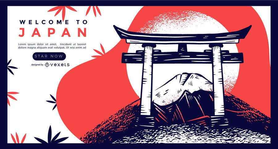 Welcome to Japan Landing Page Template Welcome to Japan Landing Page Template