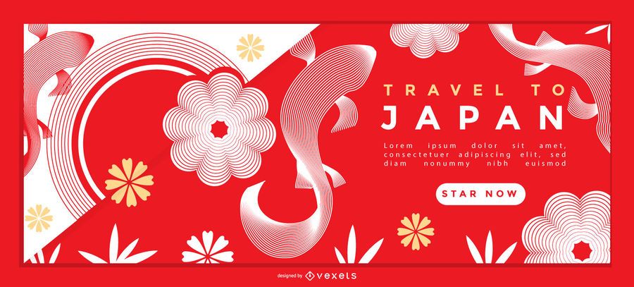 Japan Travel Landing Page Design Japan Travel Landing Page Design