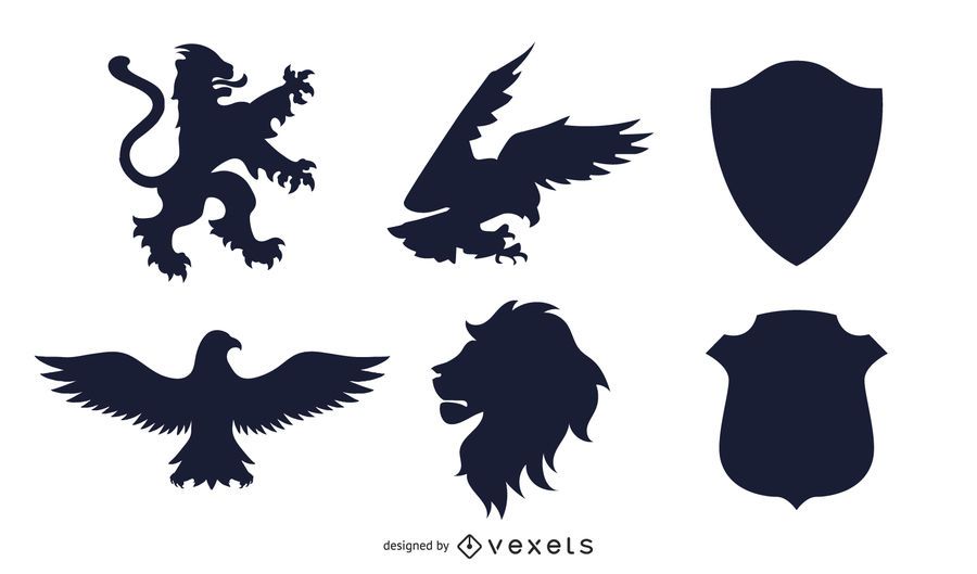 Heraldic Lion Vector Pack Heraldic Lion Vector Pack