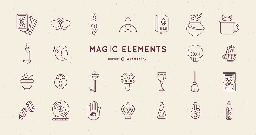 Magic Elements Stroke Design Pack Magic Elements Stroke Design Pack