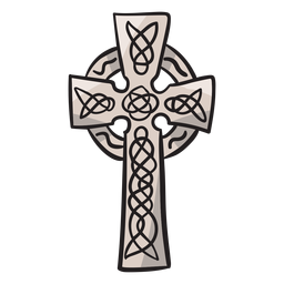 Celtic cross irish ireland illustration Transparent PNG
