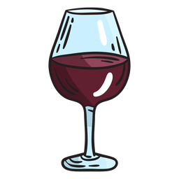 Ilustración de copa de vino israelí Diseño PNG