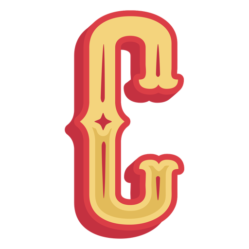 Mexican abc letter c icon PNG Design