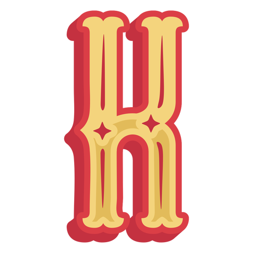 Mexican abc letter k icon PNG Design