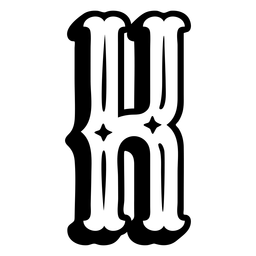 Letra abc mexicana k trazo Diseño PNG