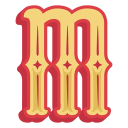 Mexican Letter Abc M Icon Transparent Png Svg Vector File