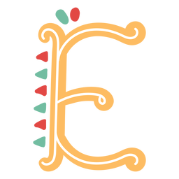 Ícone da letra abc e mexicana Desenho PNG