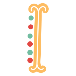 Icono de letra mexicana abc i Diseño PNG Transparent PNG