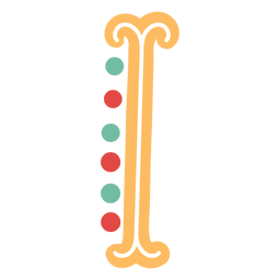 Mexikanischer Buchstabe abc ich Ikone PNG-Design