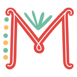Mexican letter abc n icon Transparent PNG