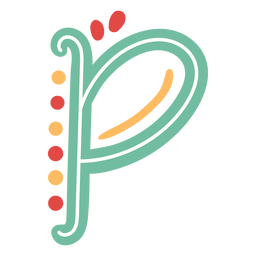 Mexican letter abc p icon Transparent PNG
