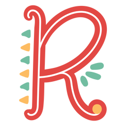 Mexican letter abc r icon Mexican letter abc r icon