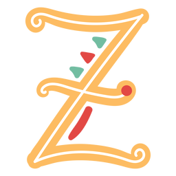 Icono de letra mexicana abc z Icono de letra mexicana abc z