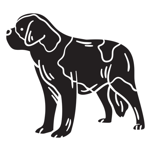Suiza animal perro raza negro Diseño PNG