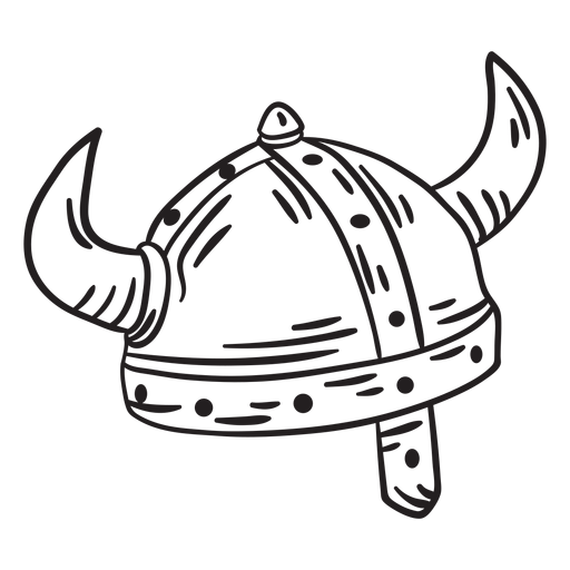 Casco antiguo golpe de vikingo Diseño PNG