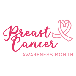 Awareness Monat Brustkrebs Schriftzug Awareness Monat Brustkrebs Schriftzug