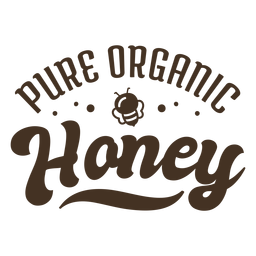 Biene süßes Honigabzeichen PNG-Design