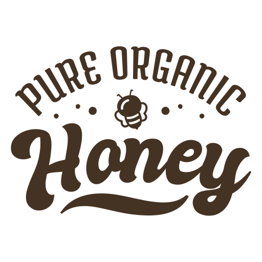 Bee cute honey badge PNG Design
