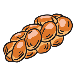 Ilustração de pão tradicional suíço Desenho PNG