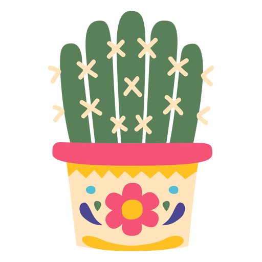Kaktuspflanze Wüste Mexiko Wohnung PNG-Design