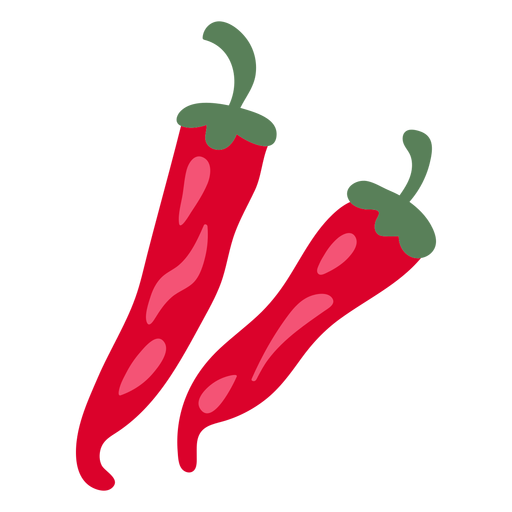 Chili pepper red hot illustration