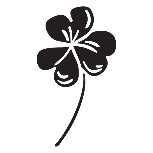 Klee Kleeblatt irisch schwarz